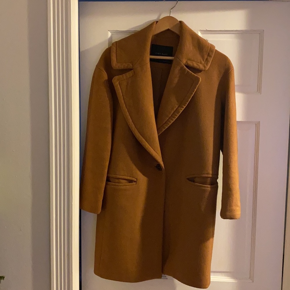 Zara One-Button Coat